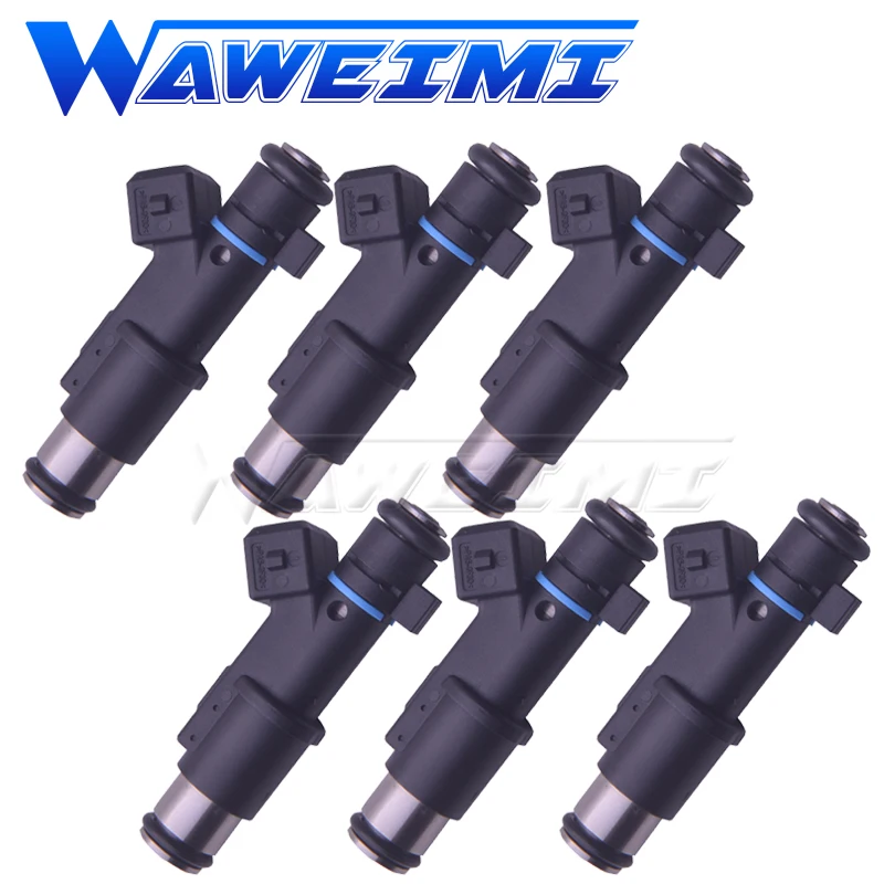 

WAWEIMI 6PCS Fuel Injector Nozzle Valve OE 01F005A For CITROEN Xsara Picasso C5 PEUGEOT 406 407 1.8L 16V