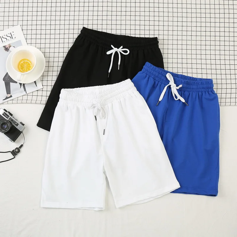 

New trend five-point pants summer beach men's casual running sports shorts straight