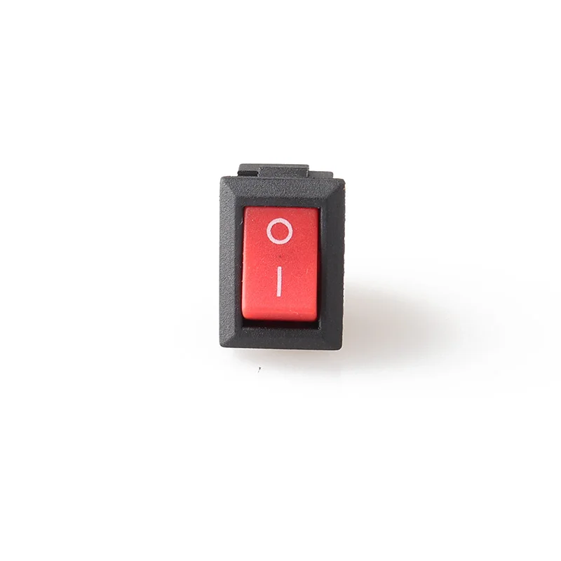 KCD11-101/2 P Rood 2 Pin Boot Schakelaar Spst On/Off Snap-In Rocker Positie Schakelaar