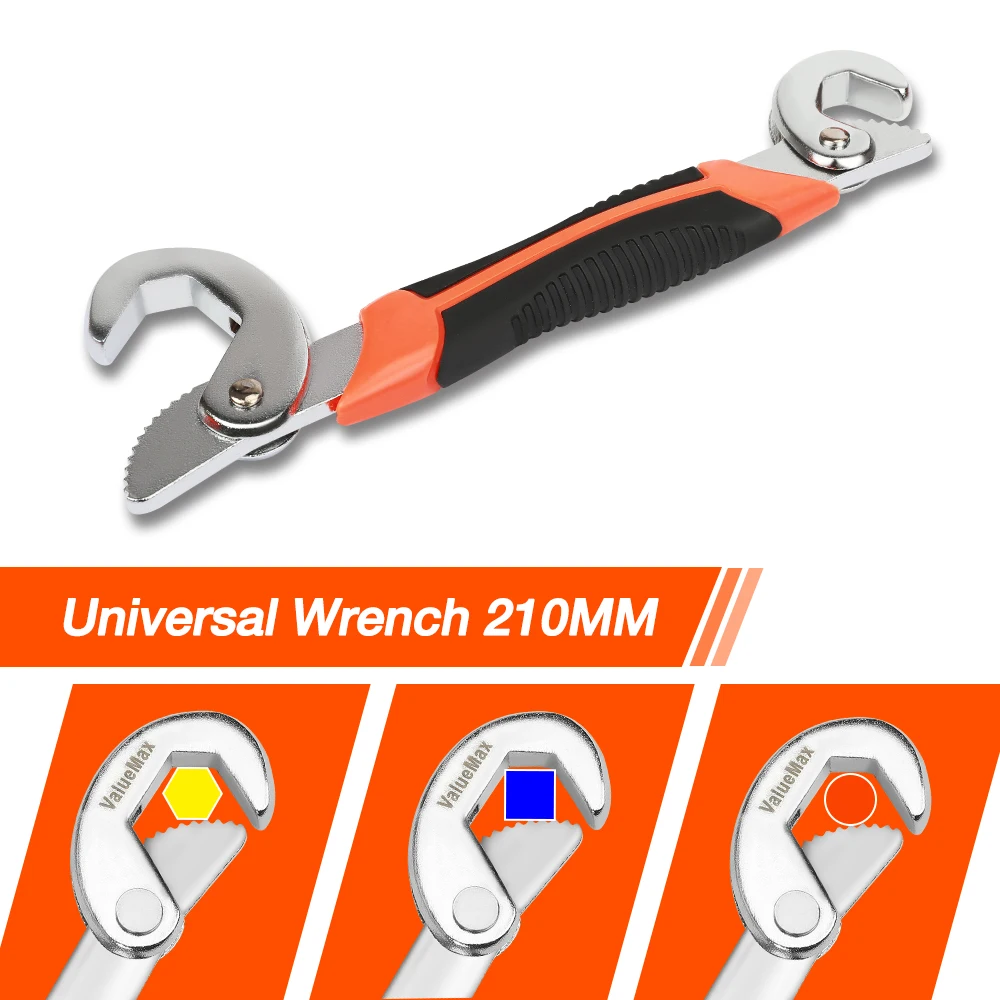 ValueMax 30PC Set di riparazione di attrezzi per la casa a mano kit di strumenti di riparazione per la casa con chiavi cacciaviti pinze coltello a martello scatola portatile