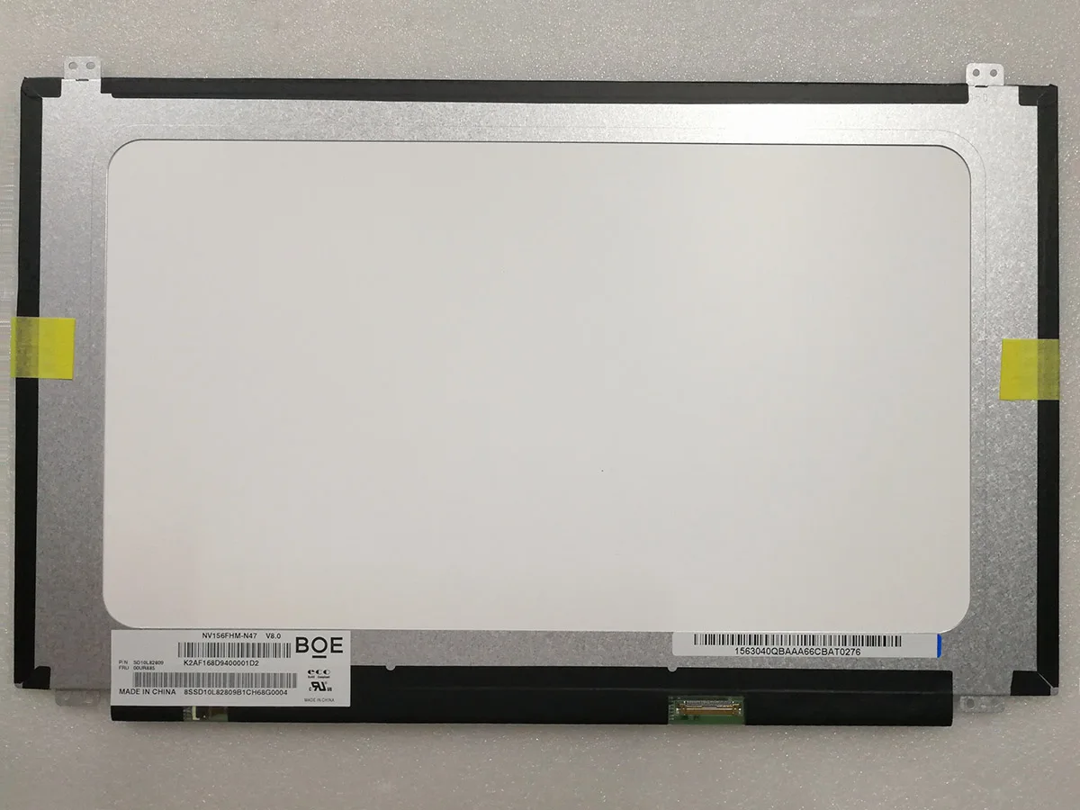 Imagem -04 - Ips Tela do Laptop Lcd Nv156fhm-n47 Nv156fhm-n49 Apto para Lenovo Thinkpad T570 T580 E580 E585 E590 E595 1920x1080 30 30pins Edp 15.6