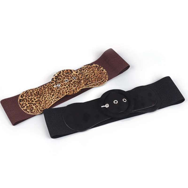 Mode Dames Suède Elastische Riem Donsjack Wijde Riem All-Matching Jurk Pin Gesp Riemen Strik Gesp Zachte Tailleband