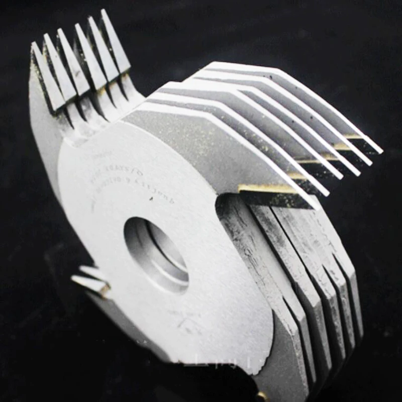 Finger Joint Shaper Cutter Carbide TCT for Wood Splicing/Finger Shaper/Tenon Machine 160mmx4.0mm Cutting Deepth 12mm,5PCS