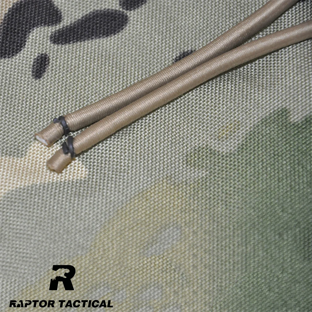 Raptor Two Pieces Black Bungee Cords With Hook For NVG Helmet Rails System MARSOC DEVGRU OPS FAST Mich ACH PASGT Gentex Helmets