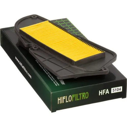 Motospartan Air Filter Hiflo Hfa 5104 Sym 200 Hd Eu / Evo / Ie 2003 To 2013 Sym 200 Hd2 2011 To 2015