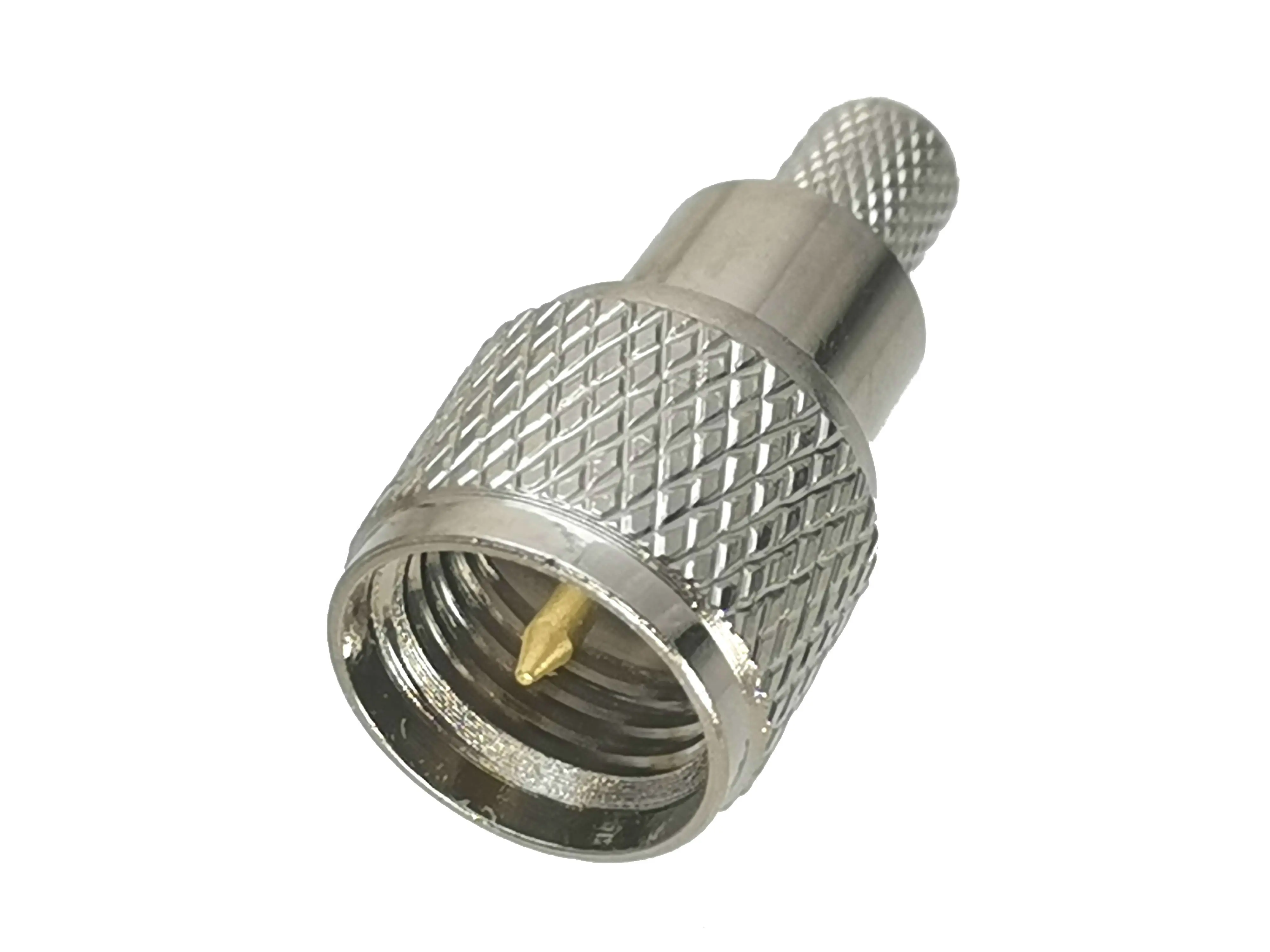 10pcs mini UHF miniUHF male crimp RG58 LMR195 RG142 RG400 Cable RF Coaxial connector Wire Terminals