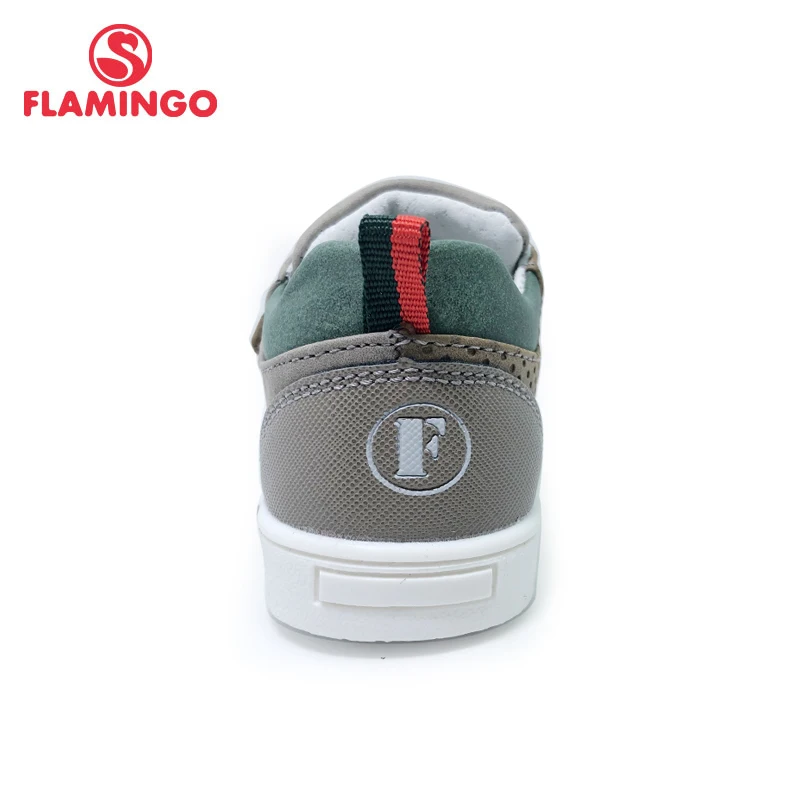 FLAMINGO Breathable Hook& Loop Spring& Summer Orthotic Outdoor Casual Shoes for Boy Size 19-24 Free Shipping 201P-SW-1796