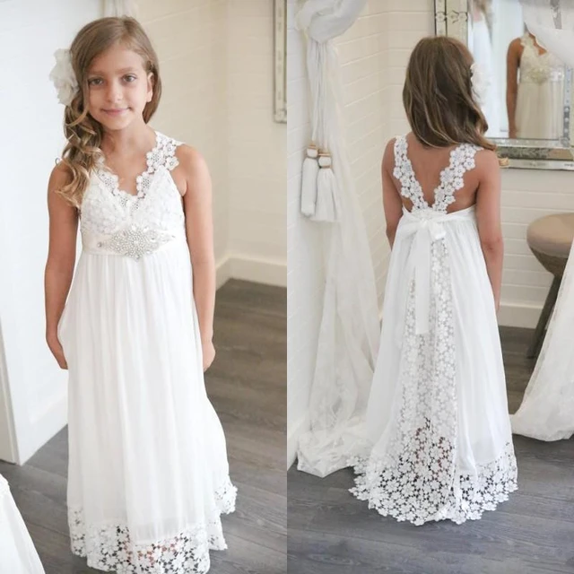 Flower Girl Dresses Weddings Beach Children Girl Wedding Dress Flower Girl Dress Aliexpress