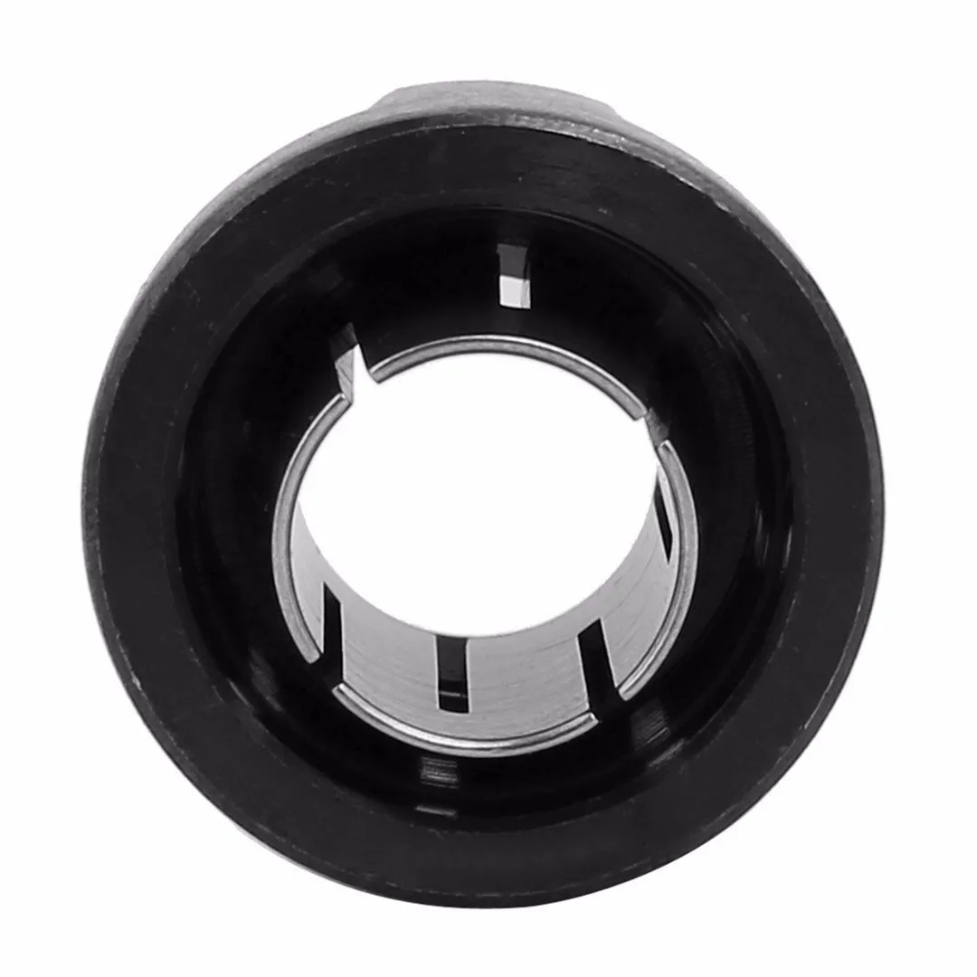 1pc Black Metal Collet Nut Plunge Router Parts 12.7mm Center Hole Diameter 22.5x27mm For Makita 3612