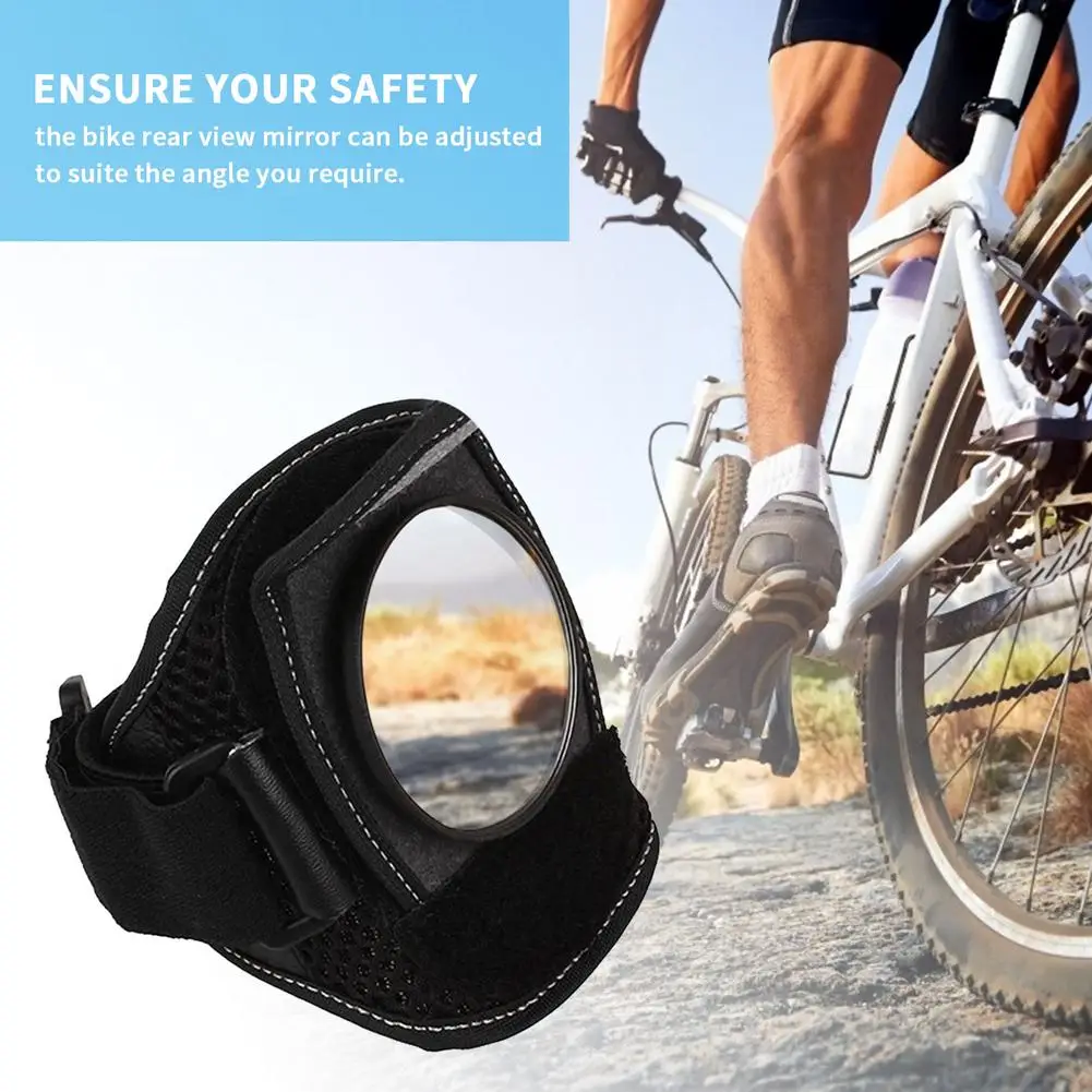 Bicycle Bike Back Mirror Cycling Wrist Band Strap Reflex Rear View Rearview Arm Wrist Cycling Gloves With Bike Mirrors