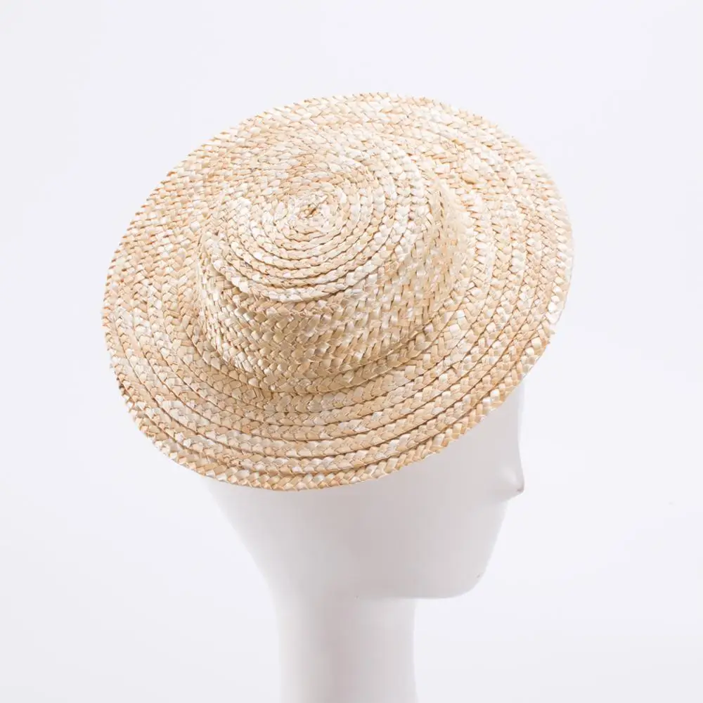 10pcs Mini Top Maize Straw Hats Craft Making Fascinator Millinery Supplies Summer Sun Custom Hats A224