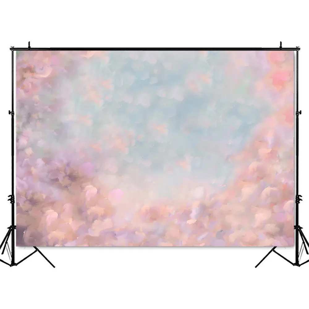 Fondo de fotografía abstracto para recién nacido, cartel de Decoración de cumpleaños, estudio de sesión fotográfica, retro, flor