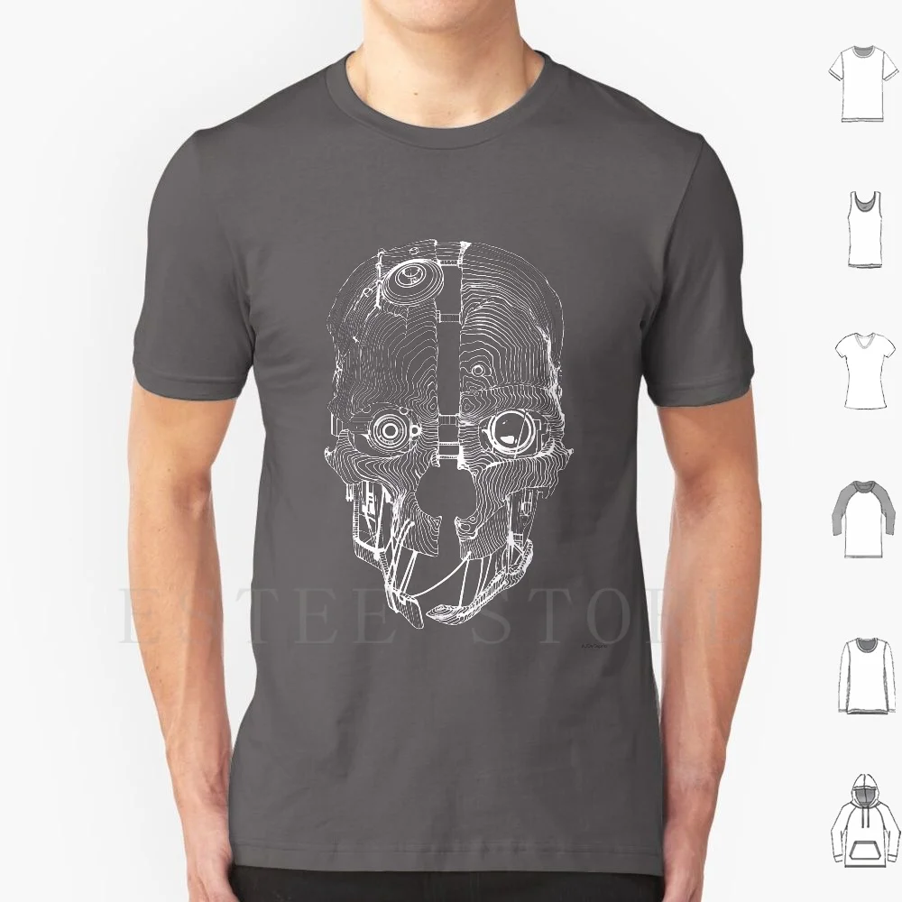 The Royal Protector T Shirt DIY Big Size 100% Cotton Dishonored Dishonored 2 Dunwall Corvo Assassin Video Games Games Emily