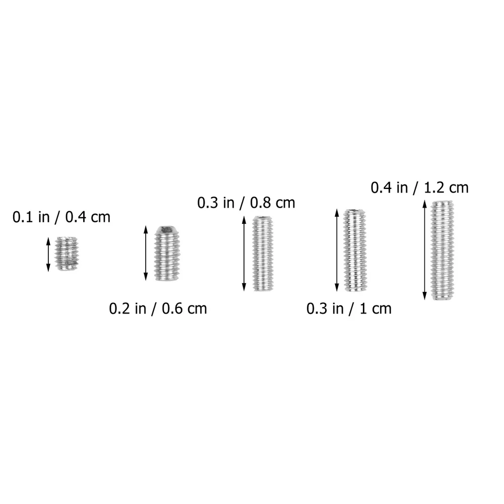 Bridge Guitar Screw Saddle Tremolo Screws Bass Hex Electric Bow Saddles Pickup Parts