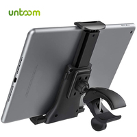 Untoom Bike Tablet Holder Indoor Gym Treadmill Handlebar Bracket Stand for Tablet Mobile Phone Support For 4-12inch Devices iPad