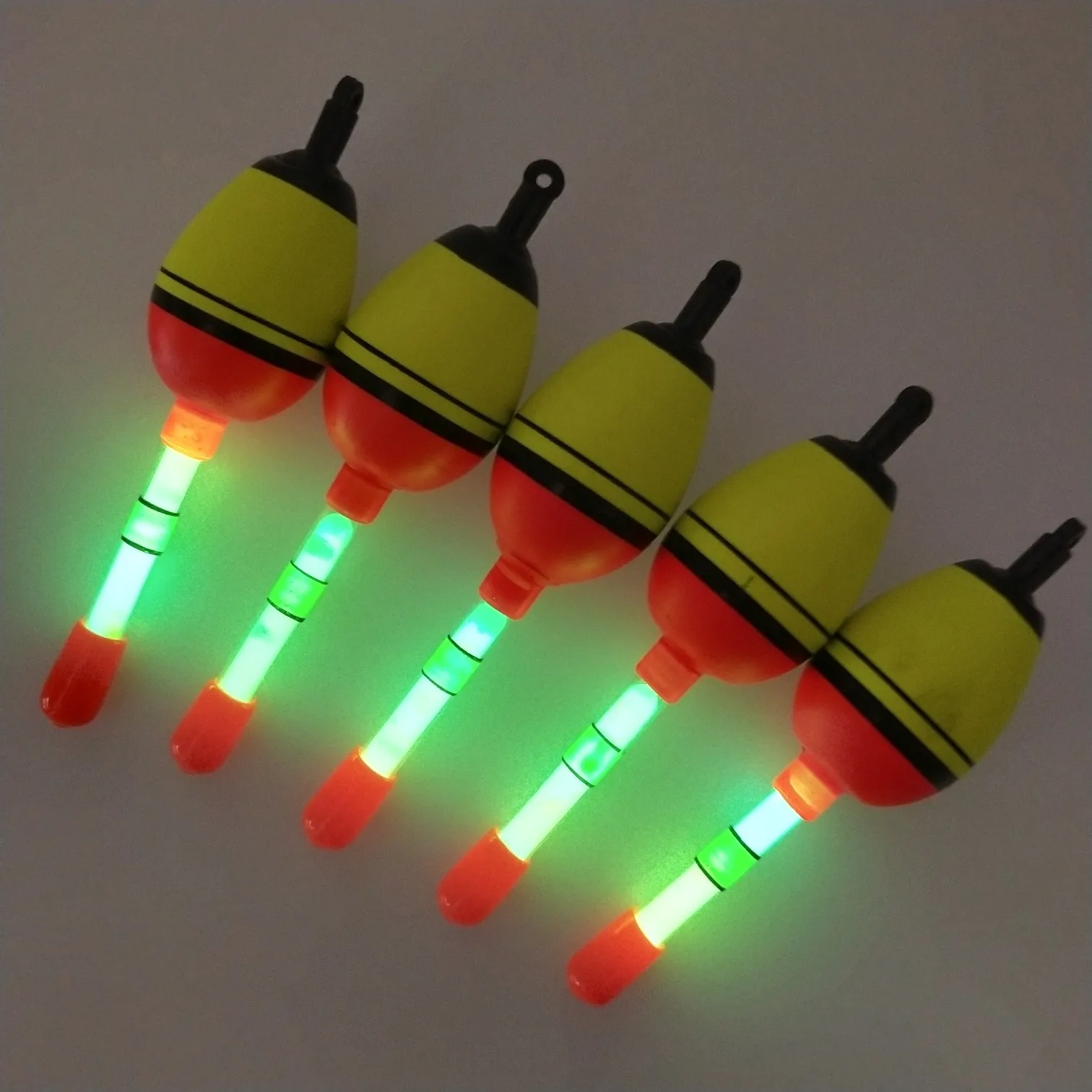 2pcs 5g Night Glowing Fishing Floats Work With Lightstick EVA float Fishing Floats Night Floats Bobber B364