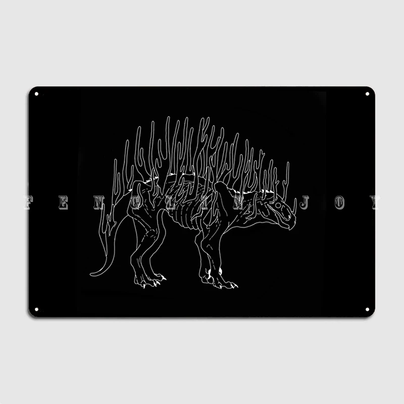 Zombie Dragon Metal Plaque Poster Cinema Garage Cave Pub Printing Painting Décor Tin Sign Posters