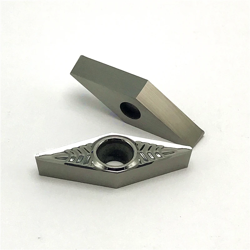 VCGT110302 VCGT110304 VCGT160402 VCGT160404 VCGT160408 PCD diamond insert turning CNC tools VCGT for Aluminum Copper stone wood