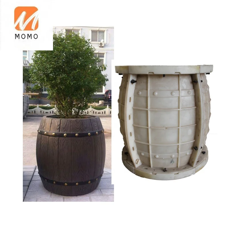 European plastic garden concrete flower pot molds for sale