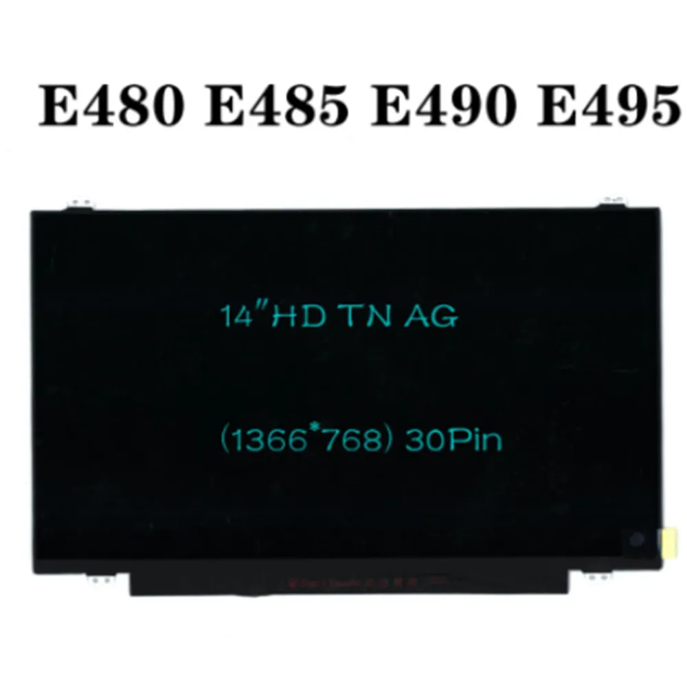 

TN B140XTN07.1 NT140WHM-N44 для ноутбука Thinkpad E480 E485 E490 E495, ЖК-экран 14,0 дюйма HD 30pin FRU 01LW082 01LW083 01LW084