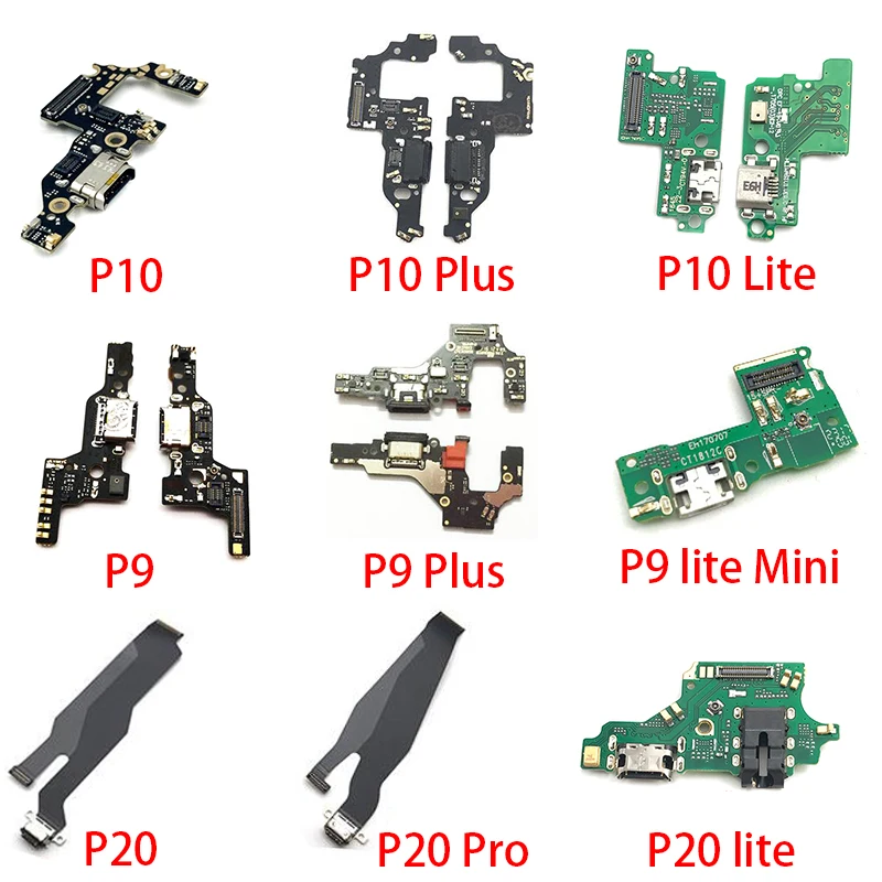 

Charging Flex Cable Microphone Board For Huawei P10 Plus P20 Pro P30 P9 P8 lite 2017 Mini Charger Port Dock Connector