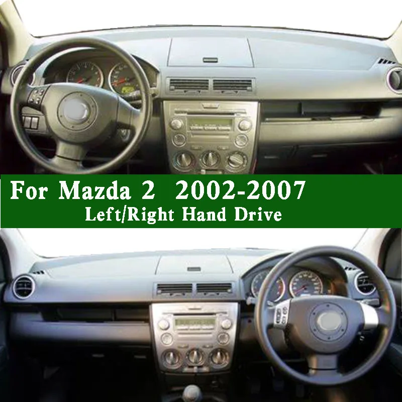 For Mazda 2 M2 Demio Stardust 2002-07 Dashmat Dashboard Cover Instrument Panel Sunscreen Pad Dash Mat Anti-Dirt Proof Ornaments