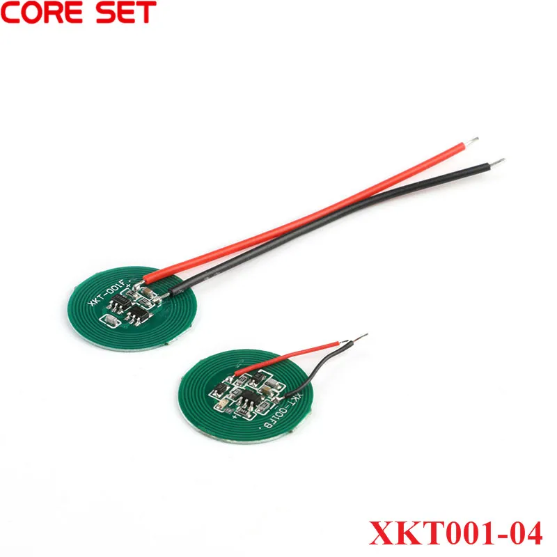 

XKT001-04 маленький беспроводной зарядный модуль Wi-Fi 20 мм, беспроводной модуль питания, зарядное устройство, «сделай сам», печатная плата клеммы катушки