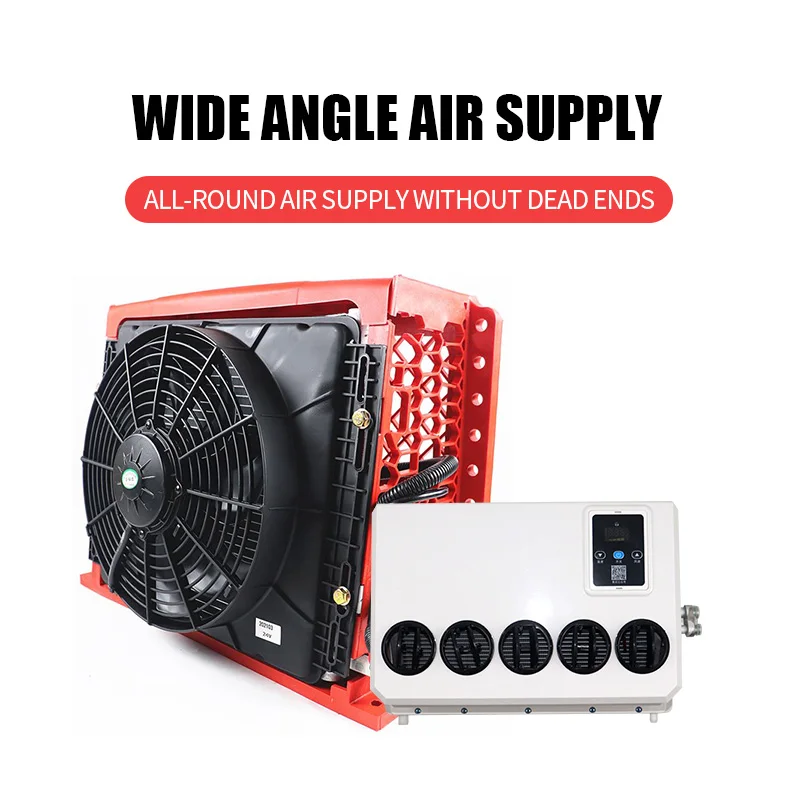 Electric parking air conditioning 24V refrigeration integrated machine vehicle 12v truck rv car excavator bulldozing car air con