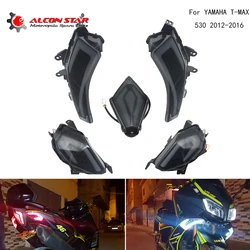 Alconstar-Motorcycle Front Rear Turn Signals Tail Brake Light LED Taillight For T-max TMAX530 T-MAX530 2012 2013 2014 2015 2016