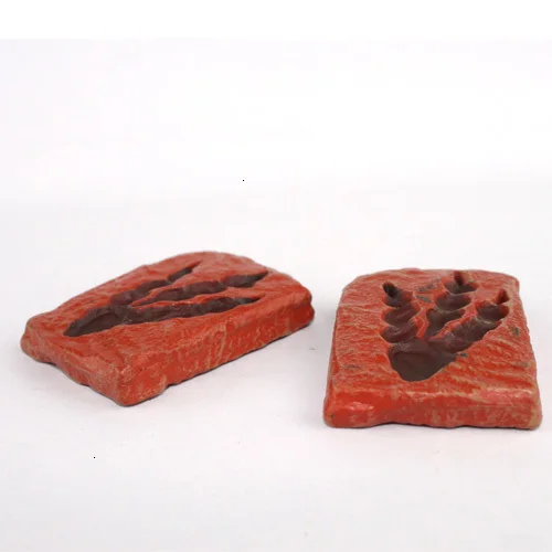 Scene New Special Die-casting PVC Model Toys For Children Dinosaur Footprints Fossils Home Display Furnishings Collection