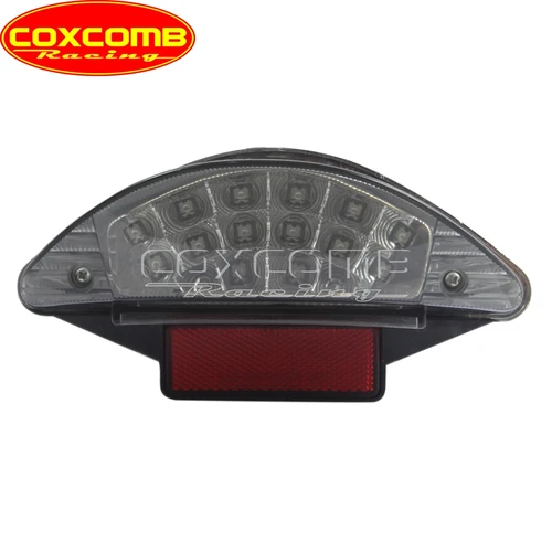 Imagen 2 del producto Para BMW F650 GS ST motocicleta 12V luz trasera LED Reflector freno trasero lámpara de parada luz de matrícula F800 S ST R1200 R luz trasera