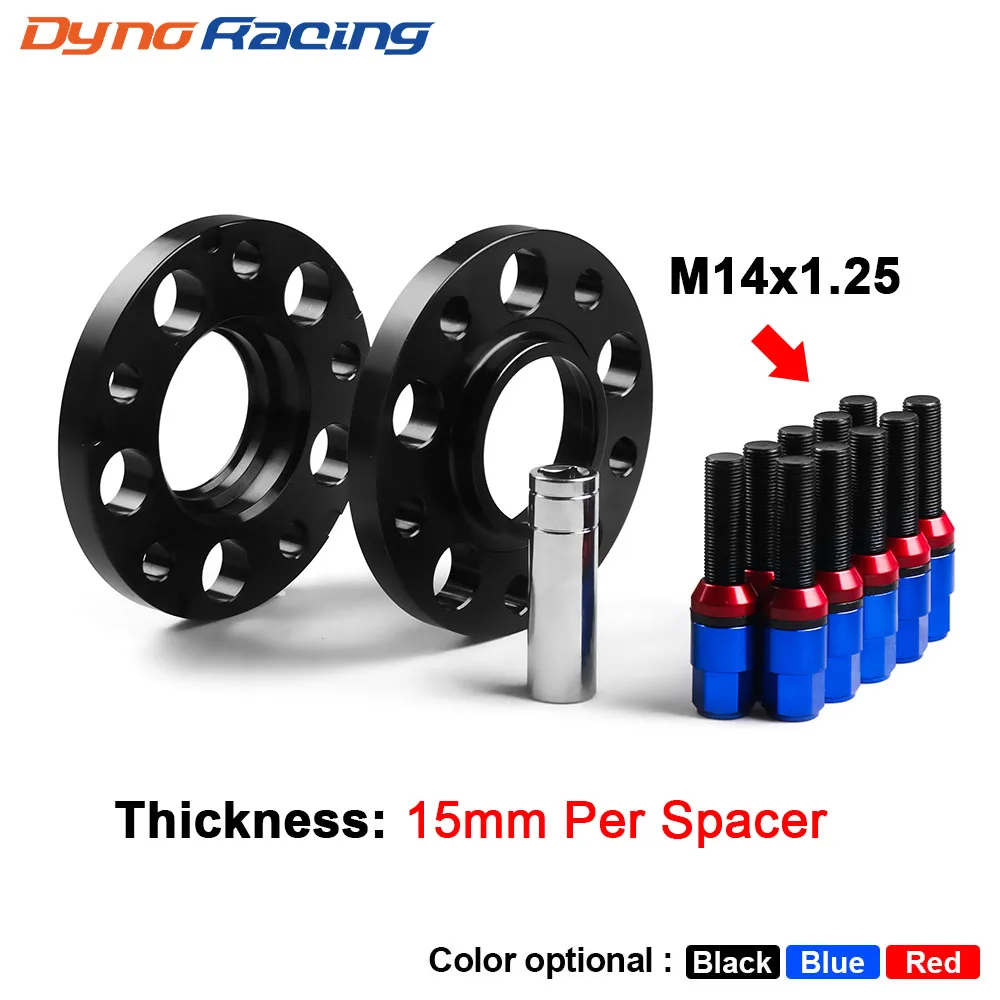 15mm 5x120mm 72.56mm Hubcentric Wheel Spacers M14x1.25 Tapered Bolts For BMW F Series F10 F12 F13 F01 F02 F30