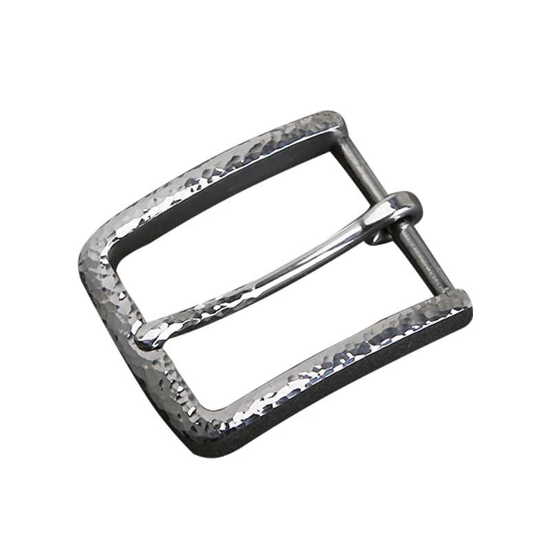 Stainless Steel Belt Buckle 40mm For Men Single Pin Belt Half Buckle Fit For 37mm-39mm DIY Leather Craft Buckle