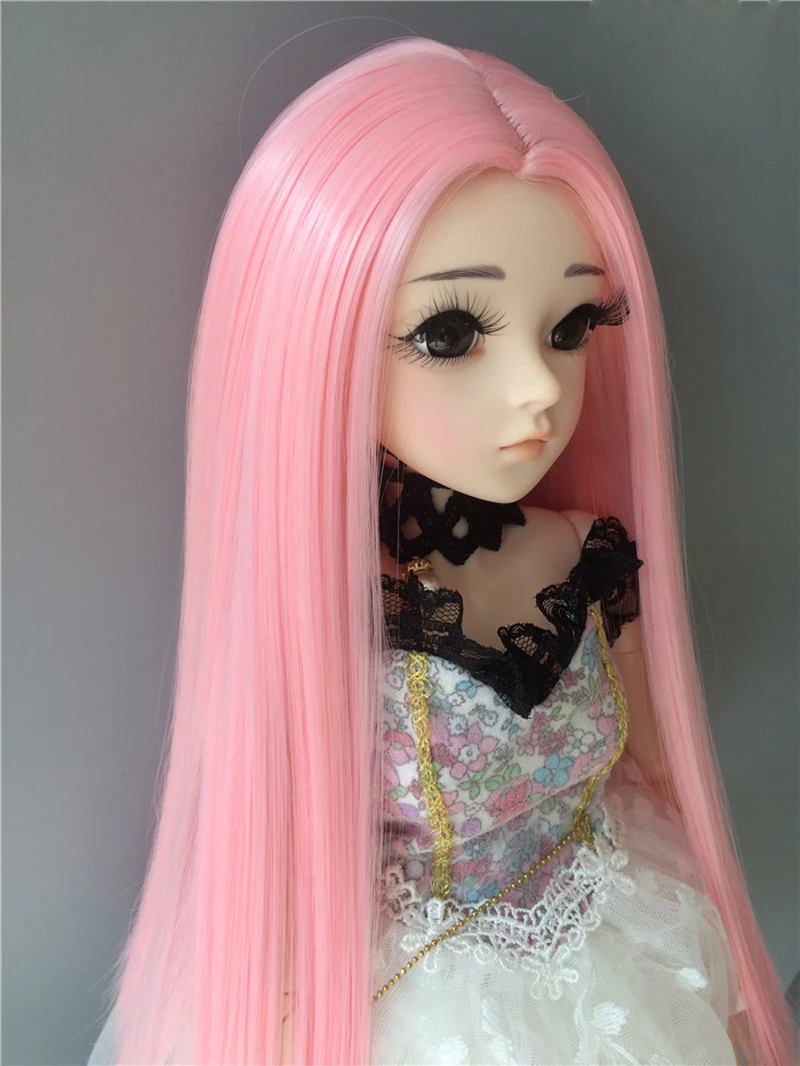 1/3 1/4 1/6 1/8 High Temperature Straight Bjd Wig SD For BJD Doll Wig