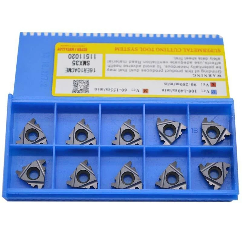 

16ER 8 ACME SMX 35 Carbide Inserts Milling Insert Lathe CNC Tools