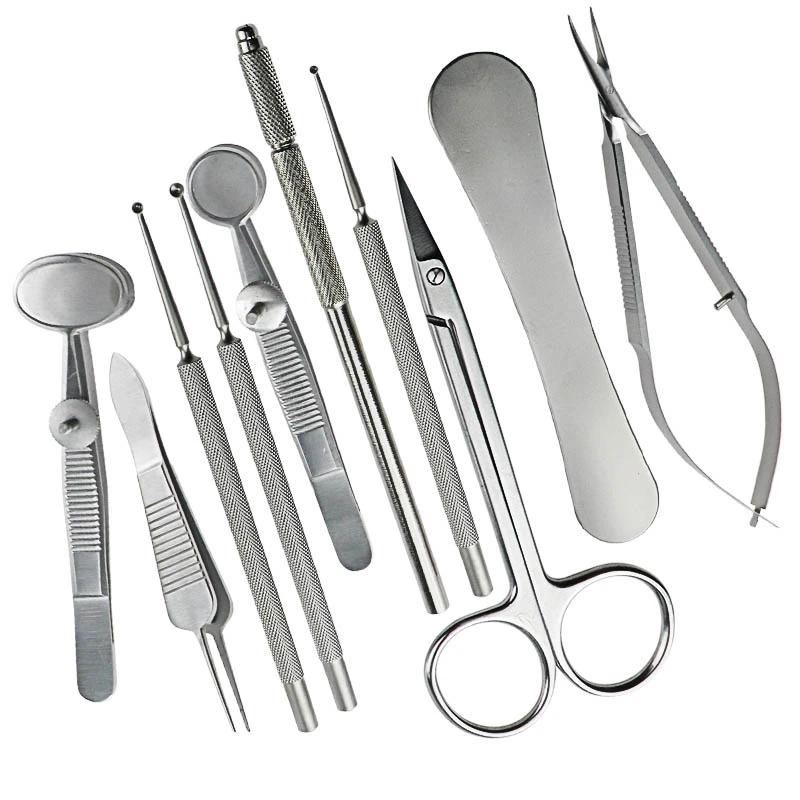 

Eye Surgery Tools Kit Stainless Steel Meibomian Gland Granuloma Clamp Turn Over The Clip Palpebral Gland Massage Tweezers 1Set