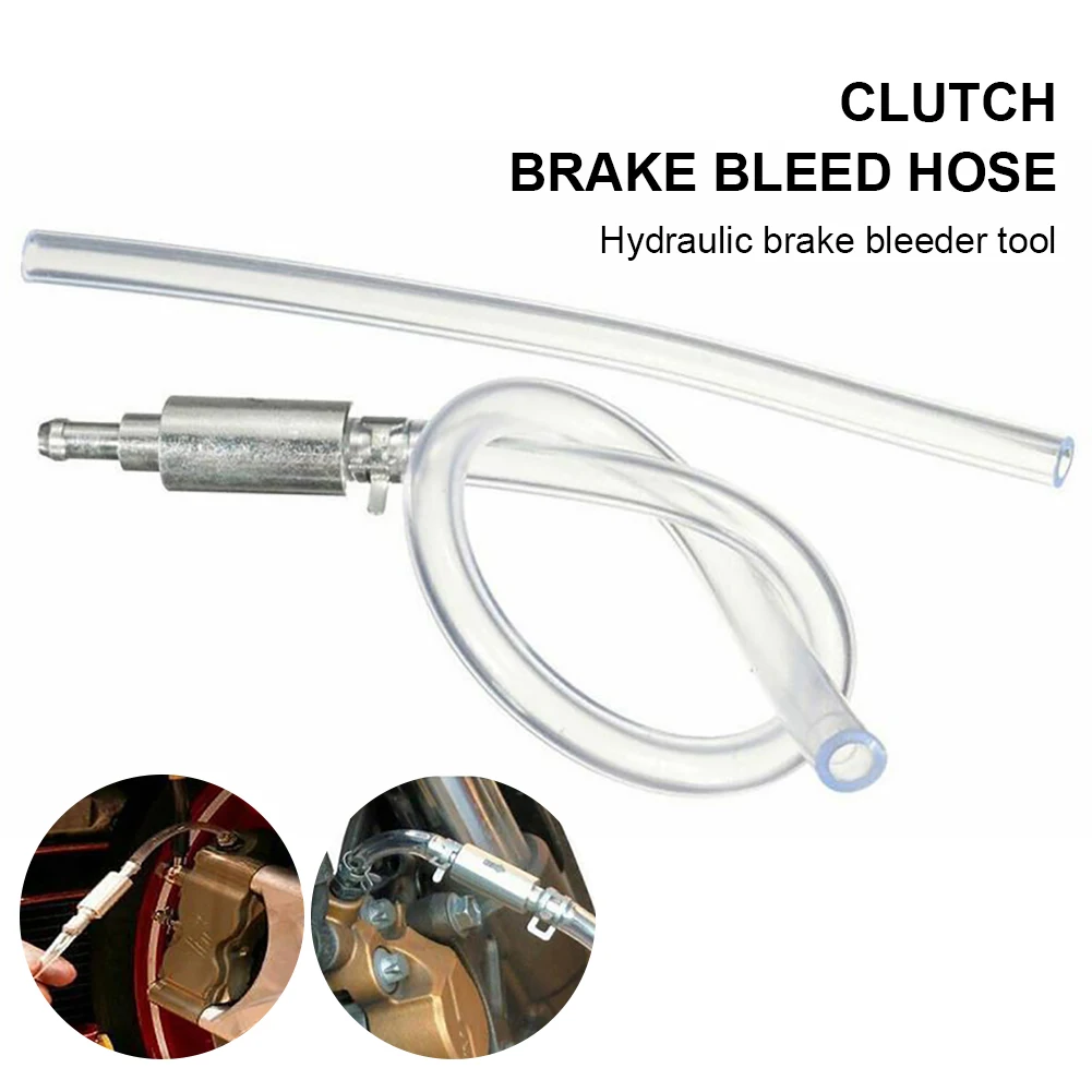 Wholesale Motorcycle Car Clutch Brake Bleeder Kit 500mm Hose with One Way Valve Tube Bleeding Tool Kit Voiture Accessories