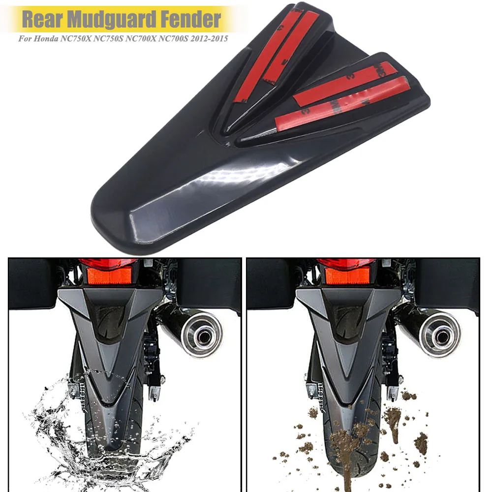 ارتفاع دراجة نارية واقِ الطين الخلفي درابزين تمديد حامي لهوندا NC750X NC750S NC700X NC700S 2012-2015 NC750 NC700 X S NC 700 S