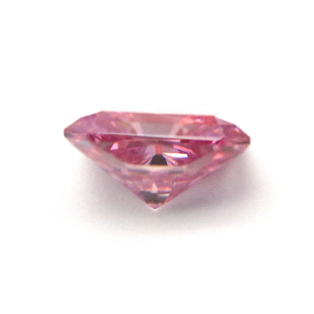 Gemstone Radiant Cut Free Fire Diamond Synthetic Pink Diamond Moissanites Loose Moisanite Diamonds