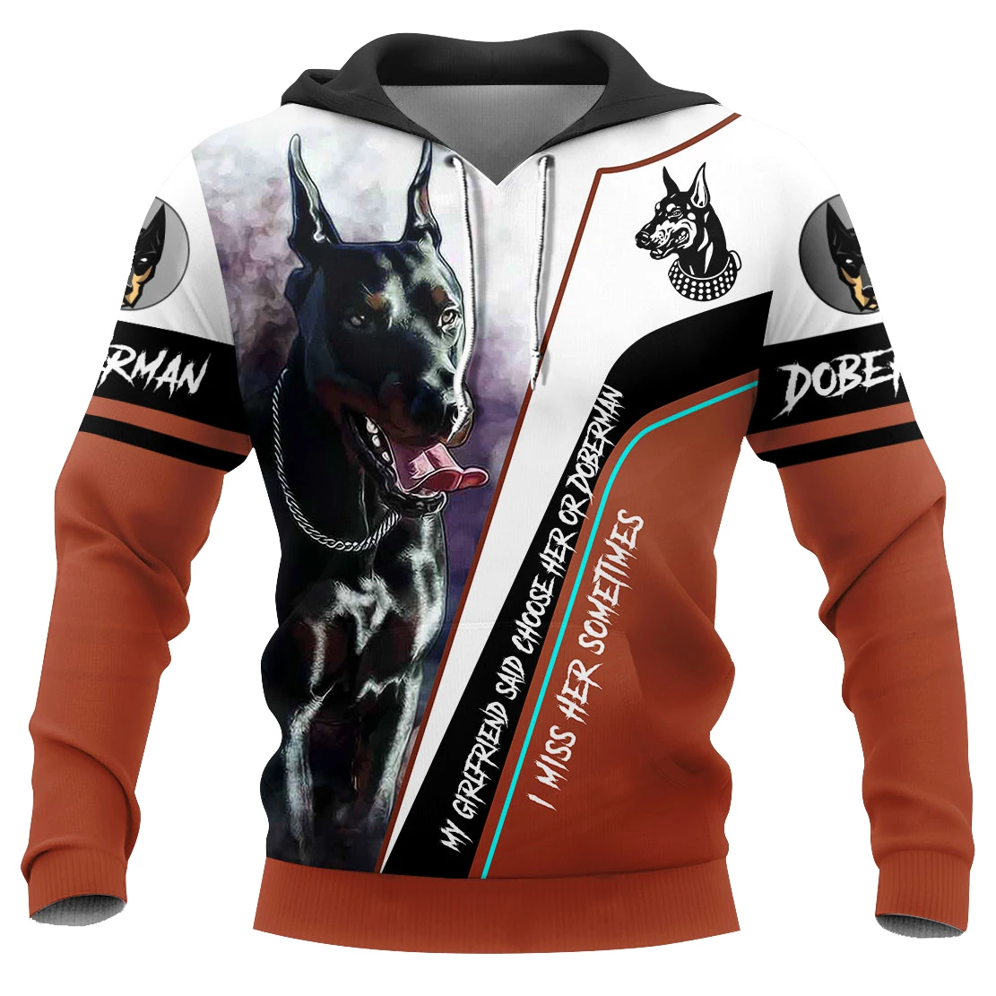 Doberman hoodie 3D Printed Hoodies Fashion Pullover Men For Women Sweatshirts Sweater Cosplay Costumes