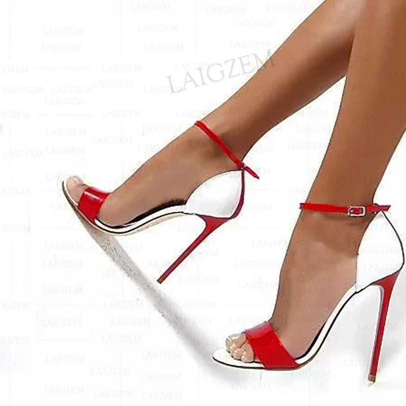 SEIIHEM SEXY Women Sandals Open Toe Stiletto High Heels Pumps Party Prom Basic Customize Lady Shoes Women Large Size 41 43 45 52