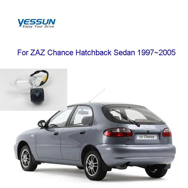 

Rear Camera For ZAZ Chance Hatchback Sedan 1997 1998 1999 2000 ~2005 AHD/CVBS backup parking system license plate camera