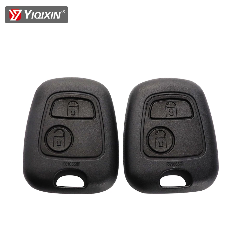 YIQIXIN Replacement Front Key Cover For Citroen C1 C2 C3 C4 XSARA Picasso For Peugeot 307 107 207 407 2 Button Remote Key Shell