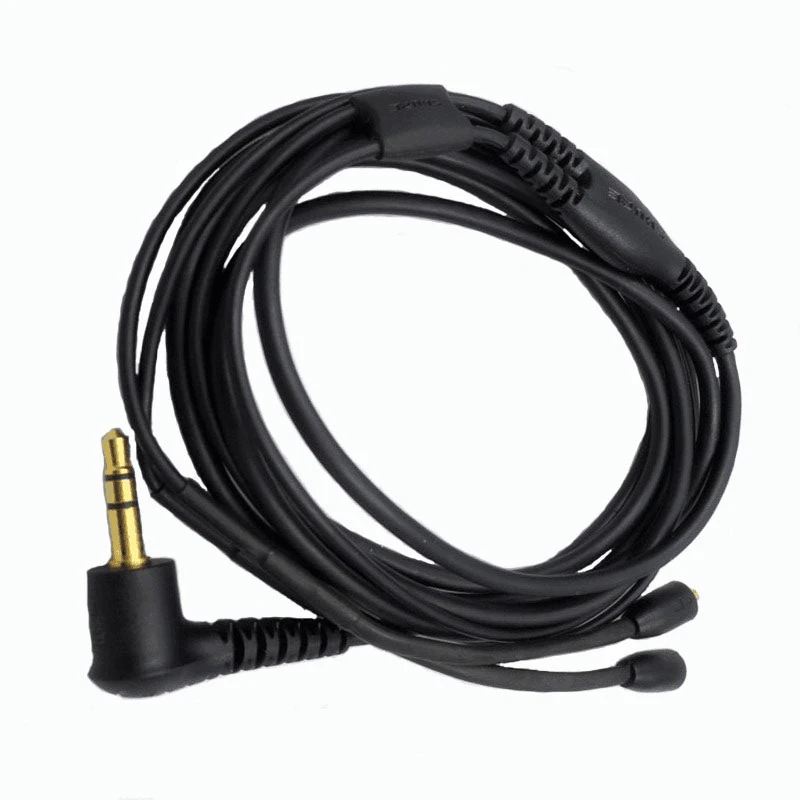 Shure se215、se535、425、se846ヘッドフォンケーブル用の金メッキ