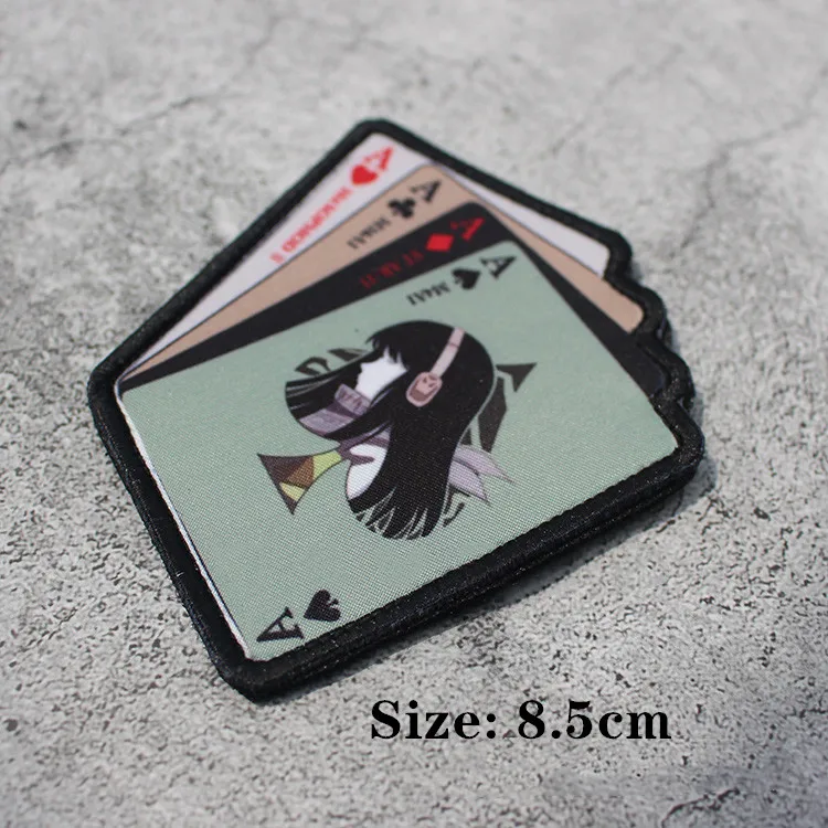 Girls Frontline Embroidery Patches 9A91 Patch 404 Squad Armband Outdoor Backpack Sticker Chapter Clothing Badge Paste