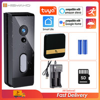 Tuya WiFi Doorbell Camera Outdoor Waterproof IP65 Wireless Video Intercom 1080P Smart Home Door Bell Alexa Google Apartment