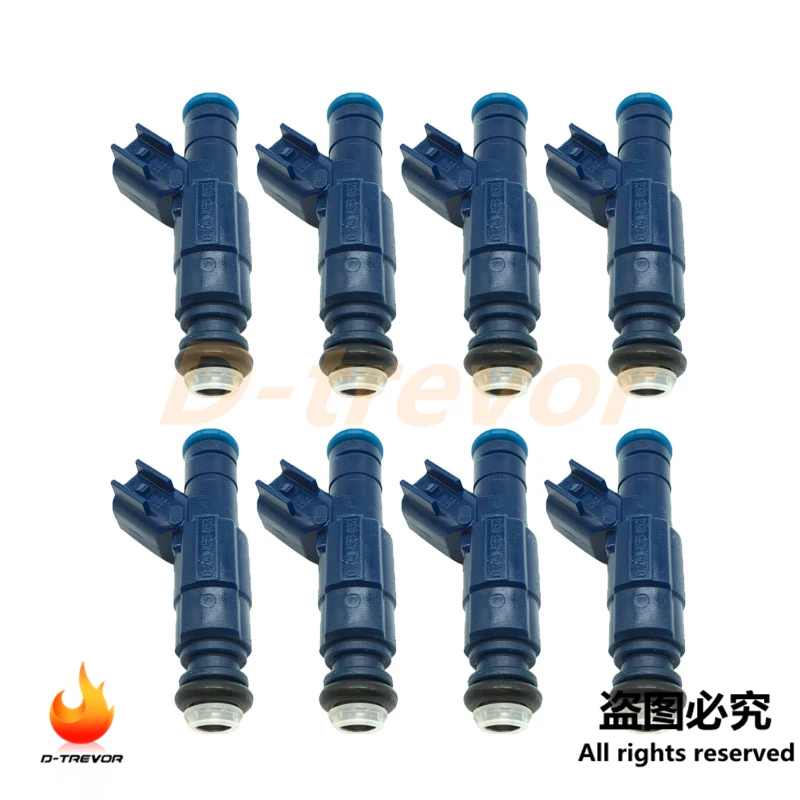 8PCS 0280156162 3M6G-BA Fuel Injector For Ford Escape Focus Mariner Tribute 2.0L 2.3L