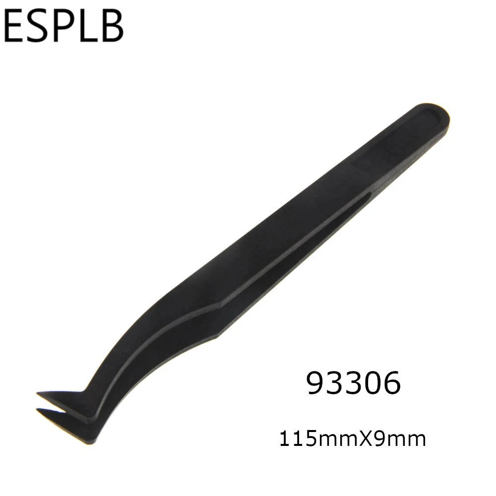 ESPLB 8 teile/satz Antistatische Kunststoff Pinzette ESD Gebogene Gerade Pinzette Elektronische PCB Reparatur Hand Werkzeuge Pinzette – Detail 6