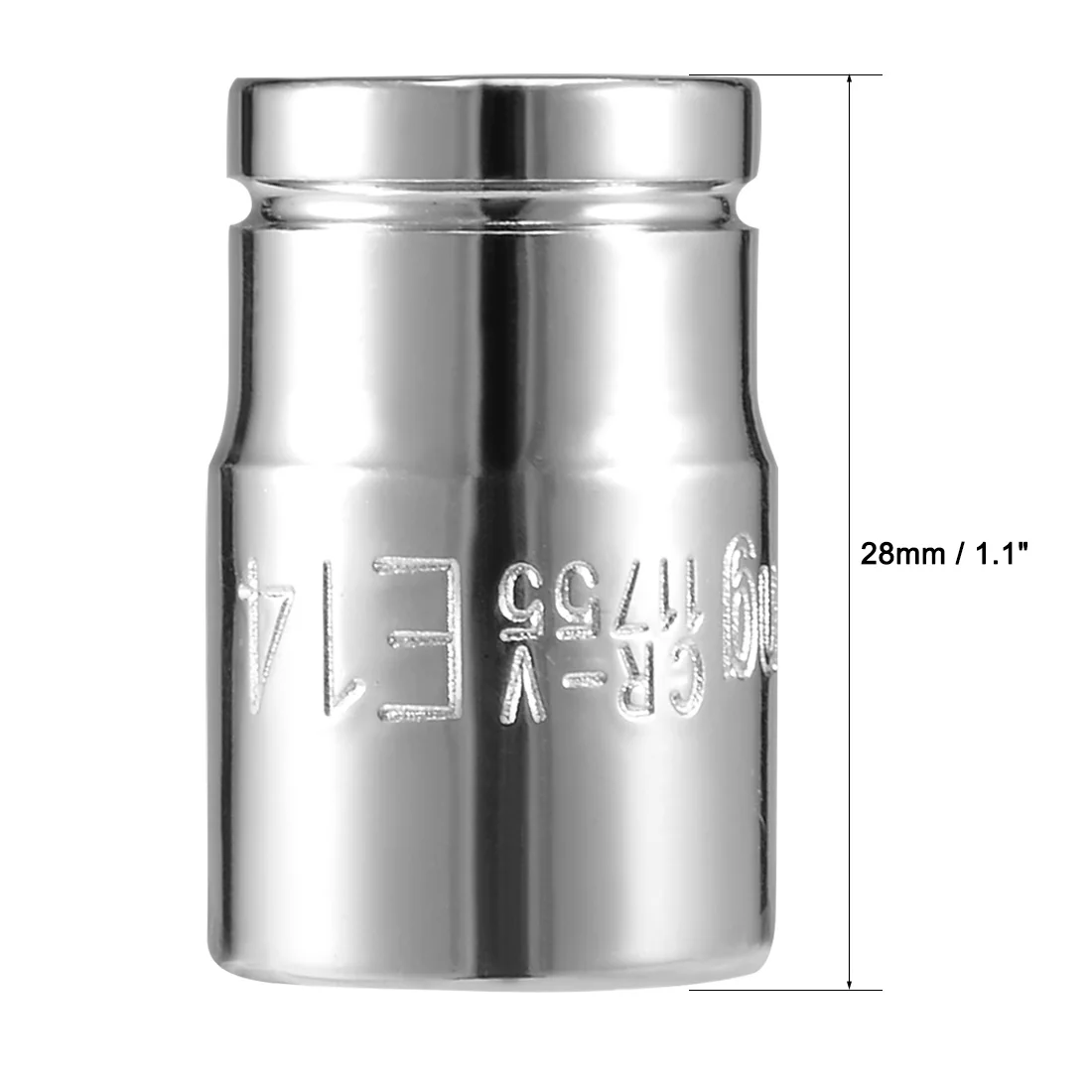 Uxcell 외부 Torx 얕은 소켓 Cr-V 스틸, 3/8 인치 드라이브 E14, 2 개