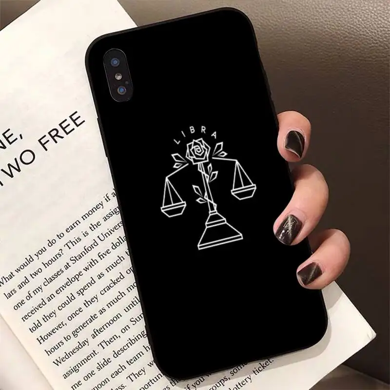 12star sign Leo Libra Scorpio Phone Case for iphone 13 11 12 13 mini pro XS MAX 8 7 6 6S Plus X 5S SE 2020 XR case